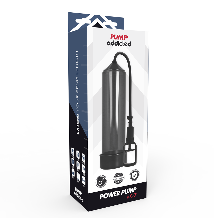 Pompe pénienne haut de gamme RX7 Noir — PUMP ADDICTED