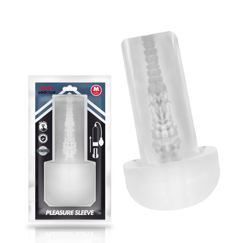 Manchon de plaisir transparent — PUMP ADDICTED