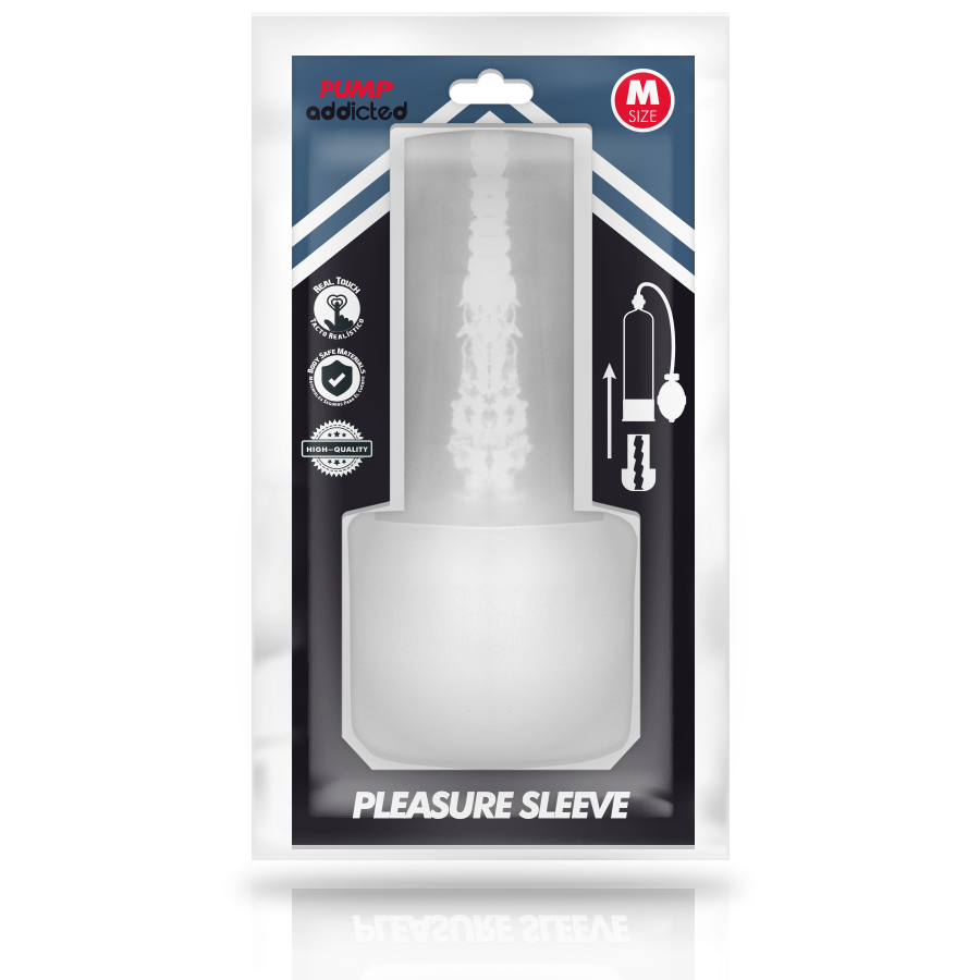 Manchon de plaisir transparent — PUMP ADDICTED