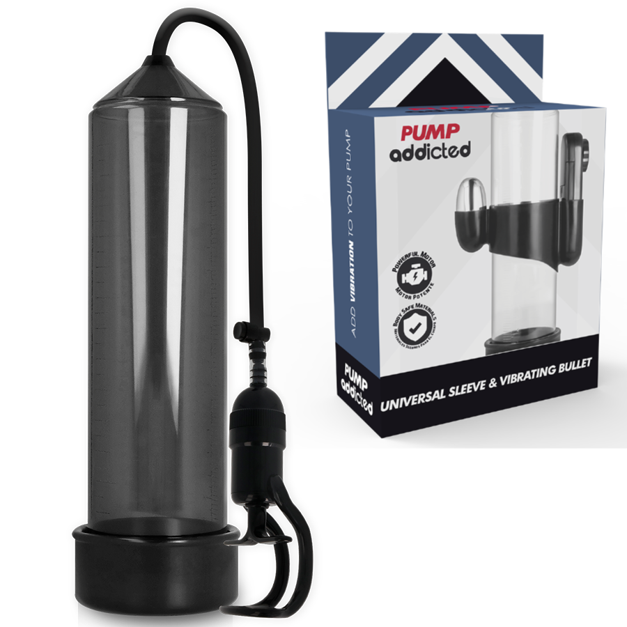 Pompe pénienne vibrante RX5 Noir — PUMP ADDICTED