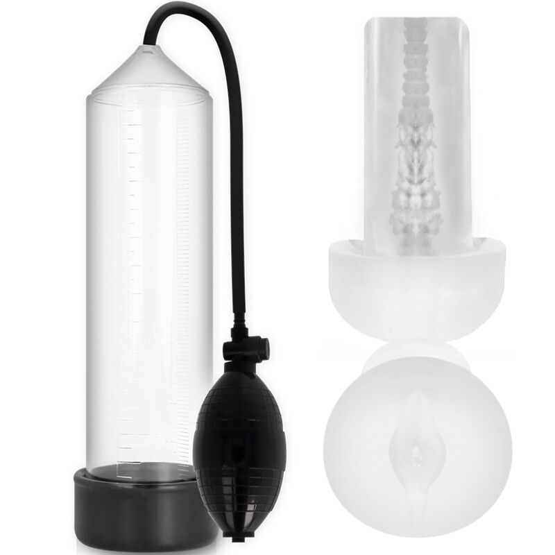 Pompe à vide transparente RX3 avec manchon de plaisir — PUMP ADDICTED