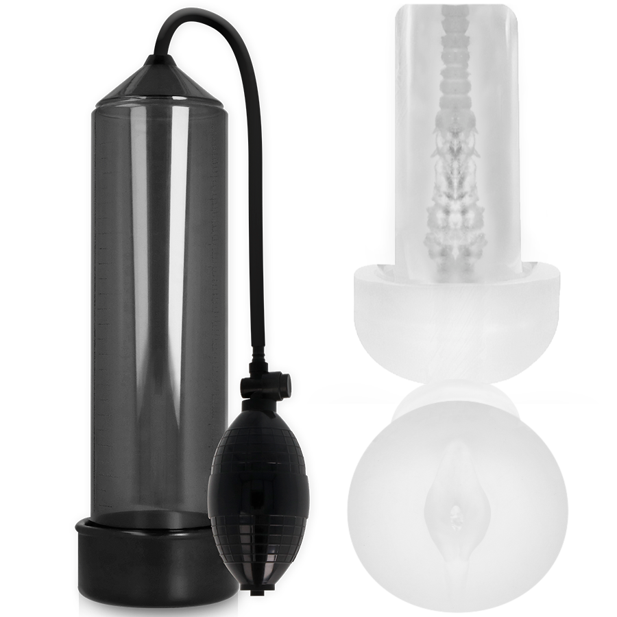 Pompe RX3 noire avec manchon de plaisir — PUMP ADDICTED