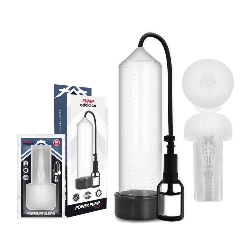 Pompe à vide transparente RX7 avec masturbateur — PUMP ADDICTED