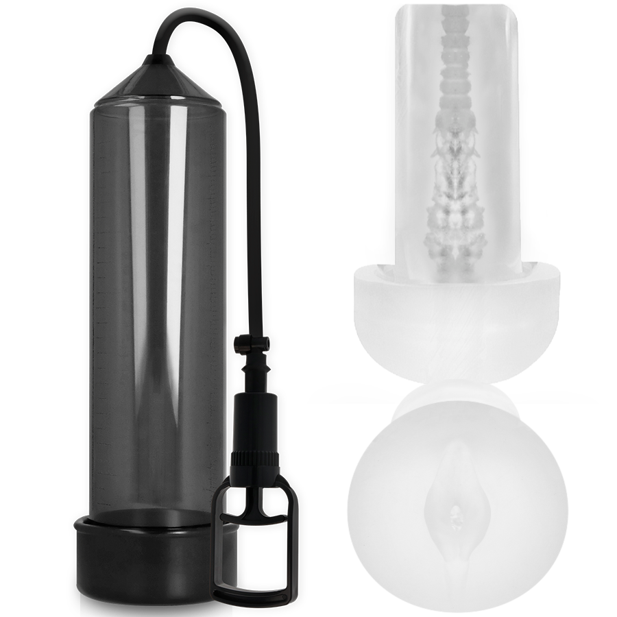 Pompe RX7 noire avec masturbateur — PUMP ADDICTED