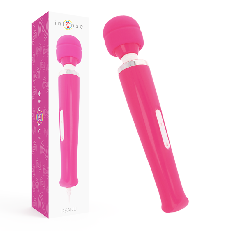 Baguette de massage Keanu rose vibrant — INTENSE HIGH TECH
