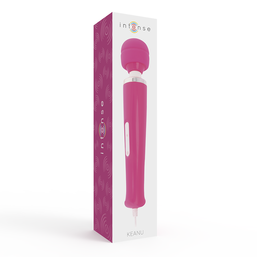 Baguette de massage Keanu rose vibrant — INTENSE HIGH TECH