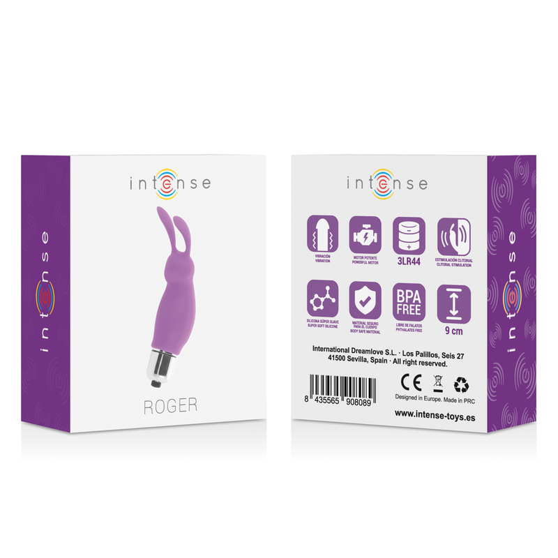 Lapin vibrant ergonomique — INTENSE FUN TOYS