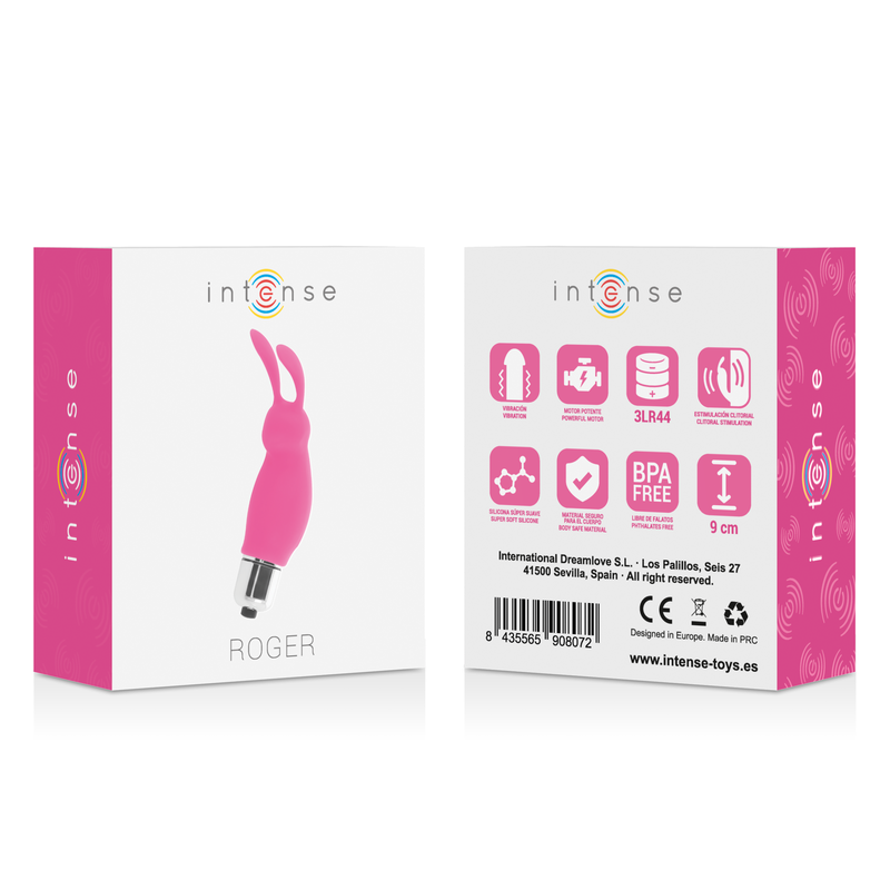 Stimulateur lapin rose ergonomique — INTENSE FUN TOYS
