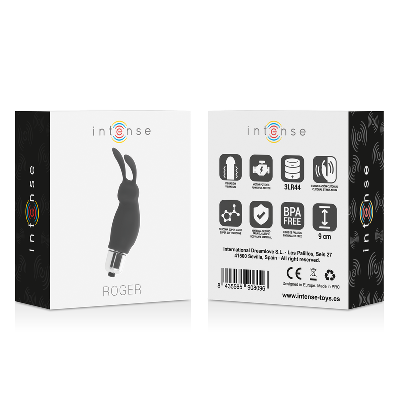 Stimulateur lapin Roger puissant et compact — INTENSE FUN TOYS