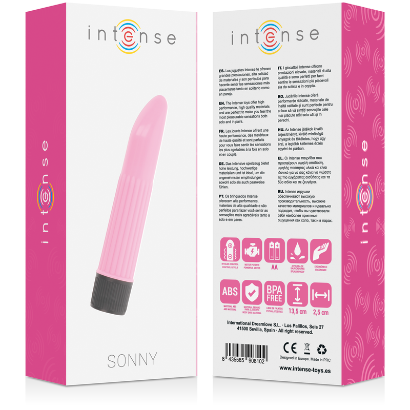 Vibrateur classique incurvé rose — INTENSE FUN TOYS
