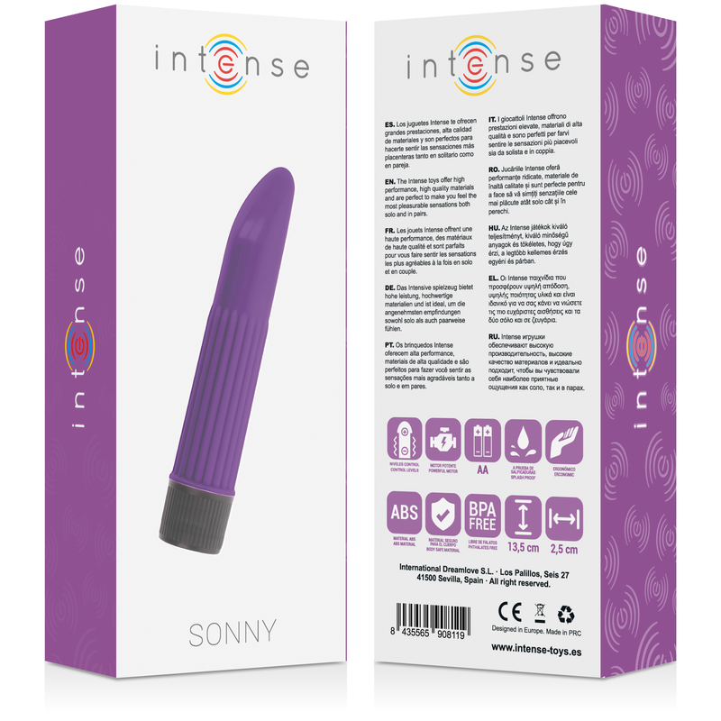 Vibrateur classique Sonny Lilas — INTENSE FUN TOYS