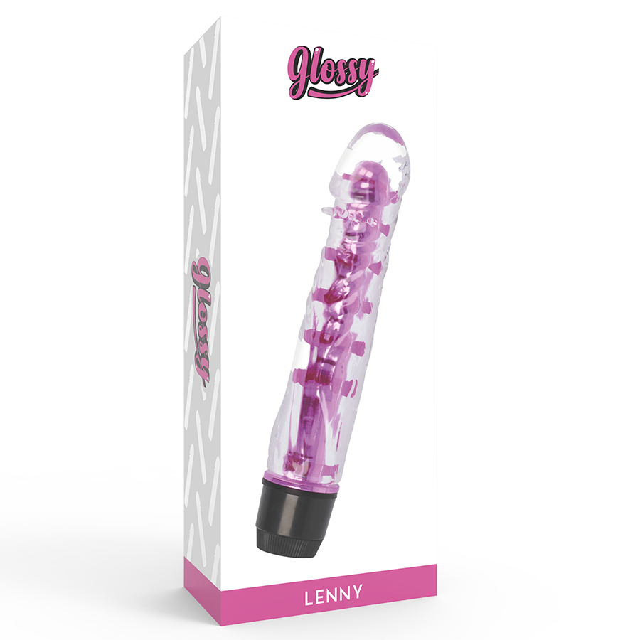 Vibrateur brillant Lenny rose — GLOSSY