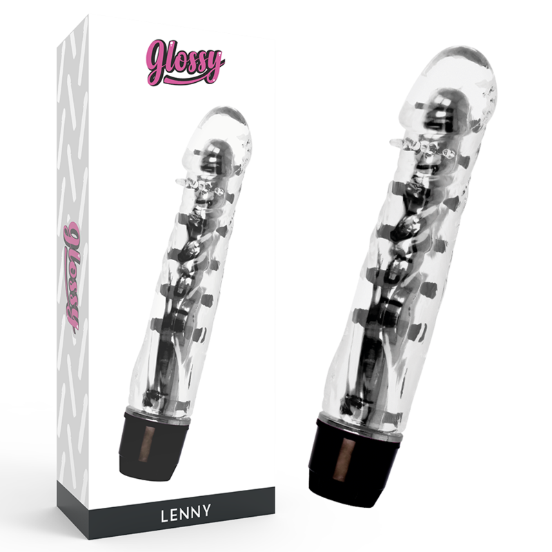 Vibrateur Lenny noir satiné — GLOSSY