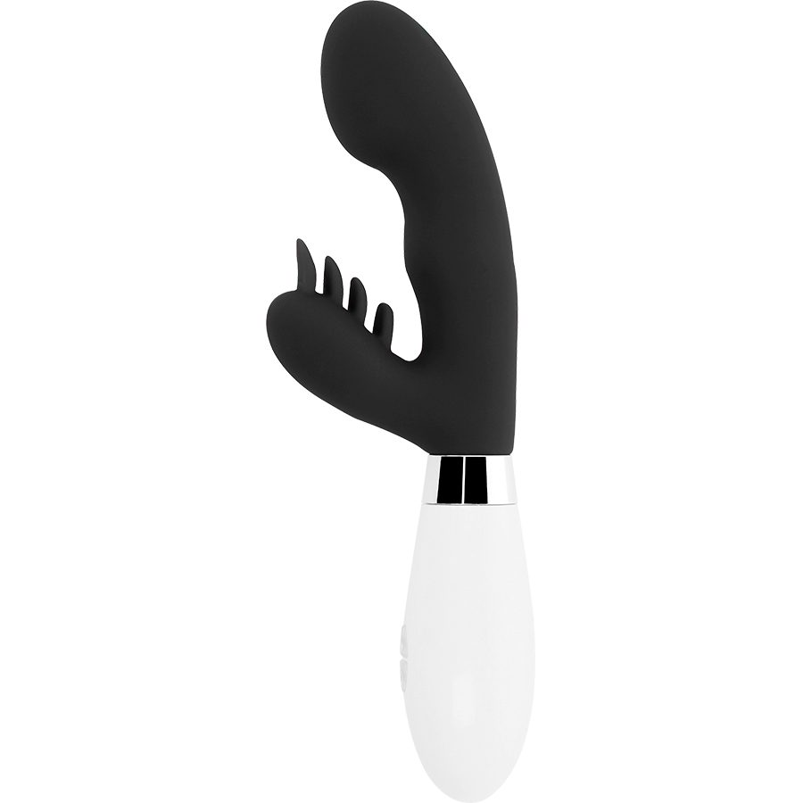 Lapin vibrant noir double moteur — GLOSSY