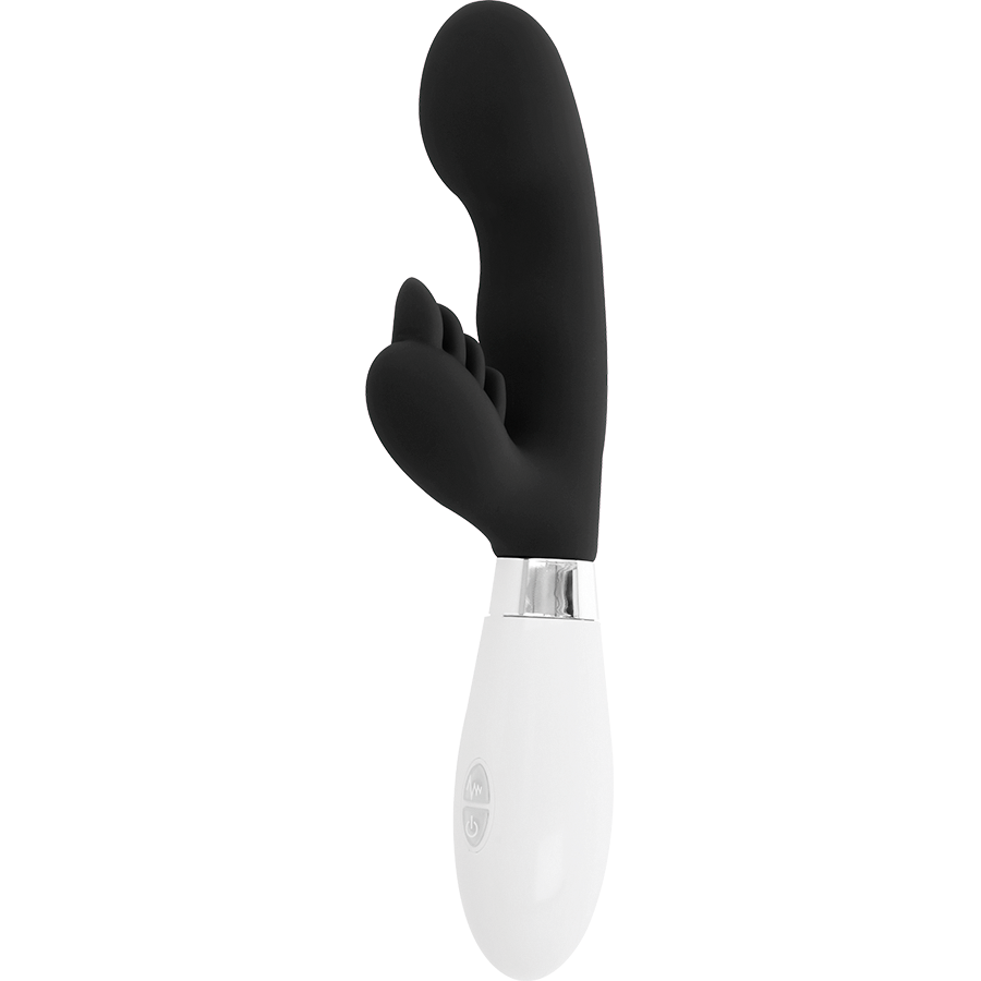 Lapin vibrant noir double moteur — GLOSSY