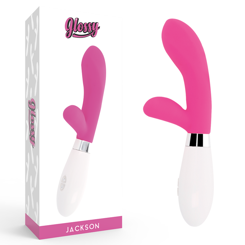 Masseur lapin vibrant en silicone — GLOSSY