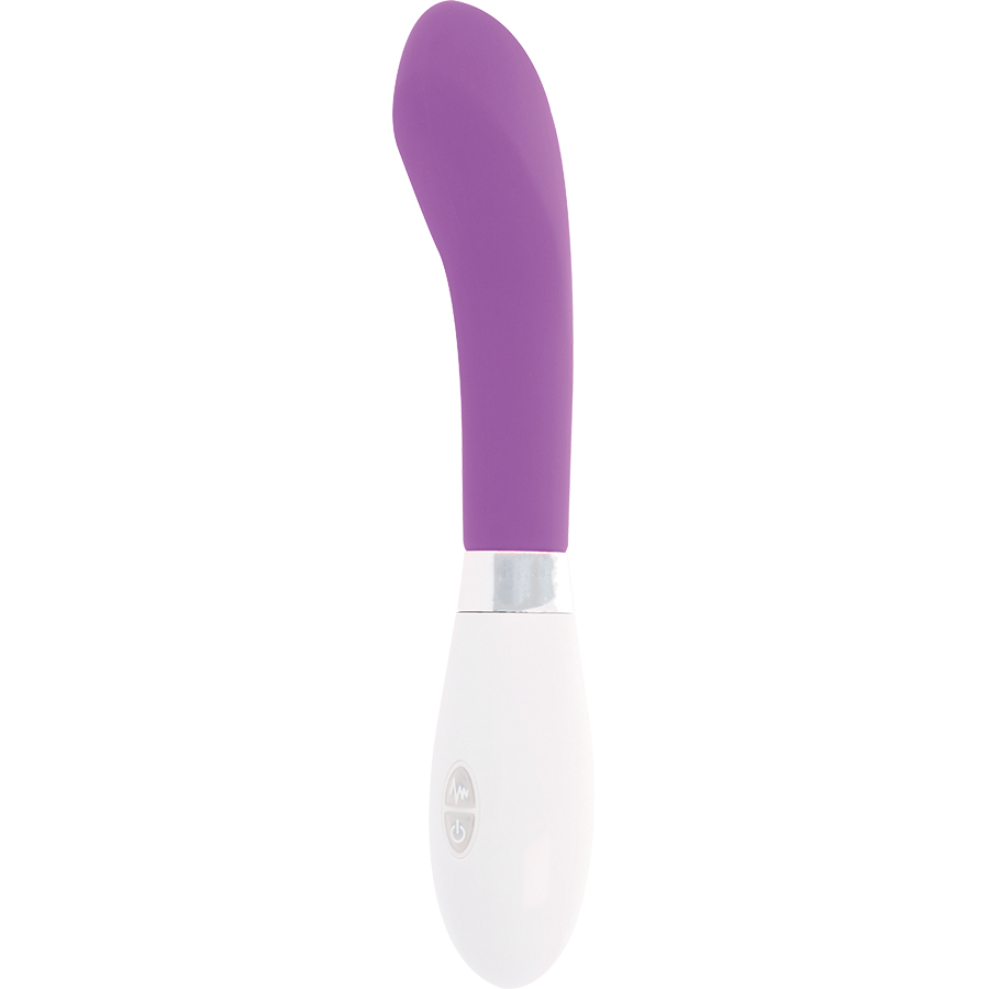 Vibrateur courbe satiné violet — GLOSSY