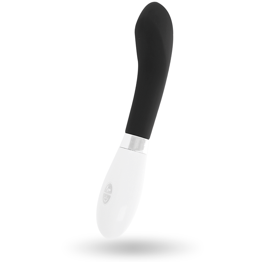 Vibrateur courbe John noir — GLOSSY