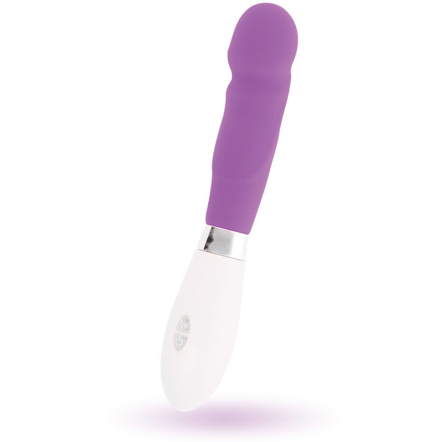 Vibrateur naturel courbe violet — GLOSSY