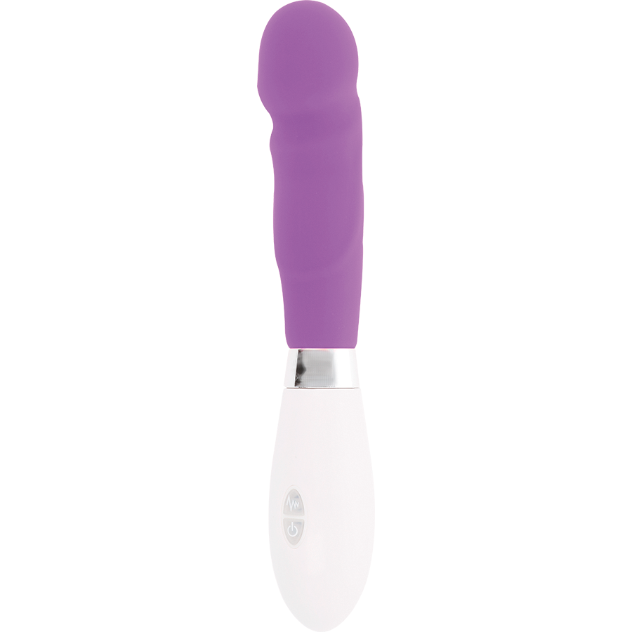 Vibrateur naturel courbe violet — GLOSSY