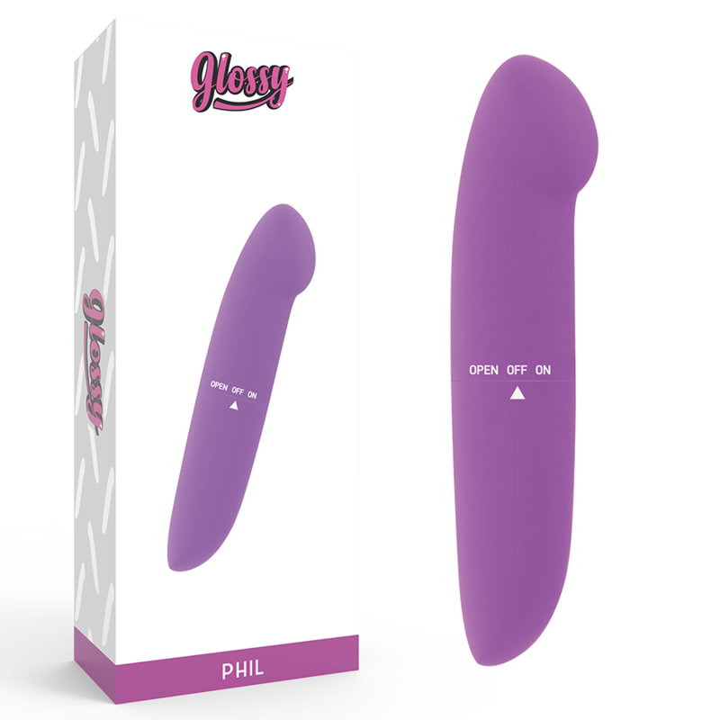 Vibrateur doux violet voyage — GLOSSY