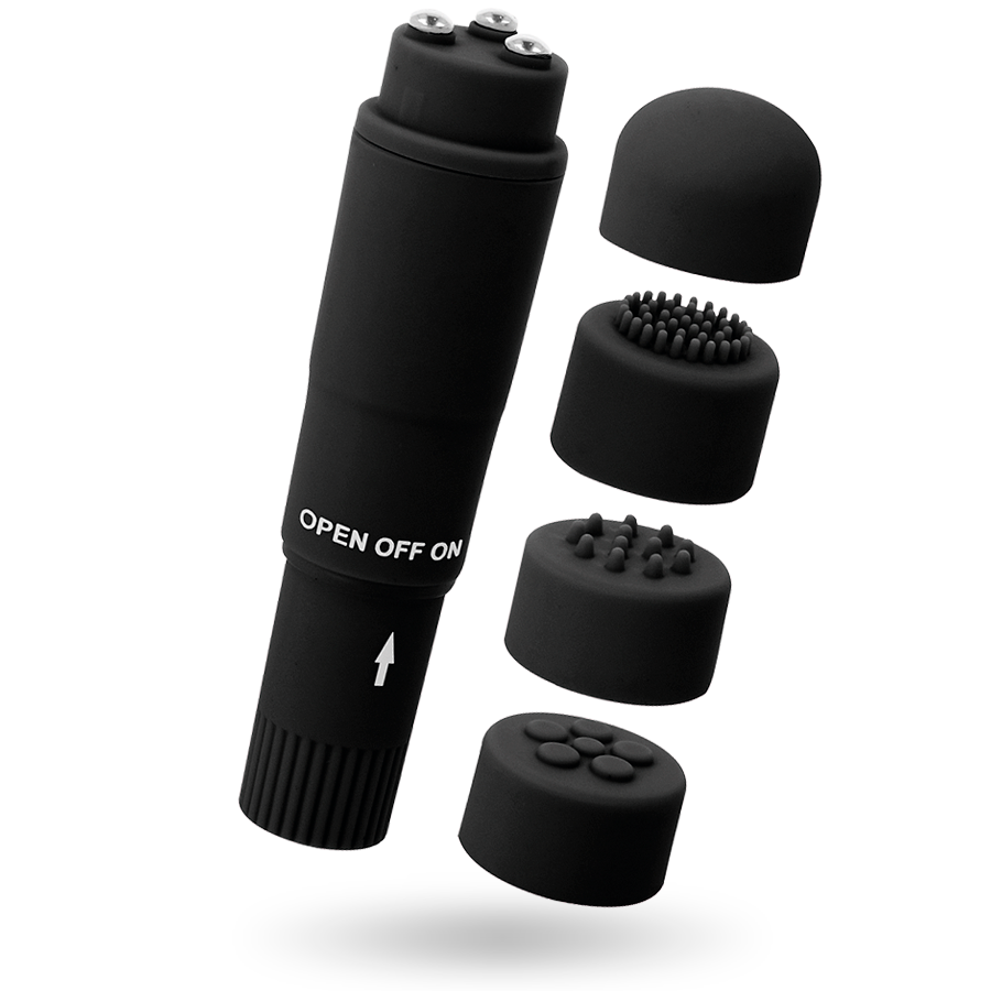 Mini masseur de poche Kurt noir — GLOSSY