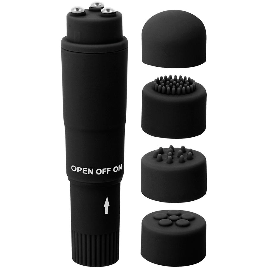 Mini masseur de poche Kurt noir — GLOSSY