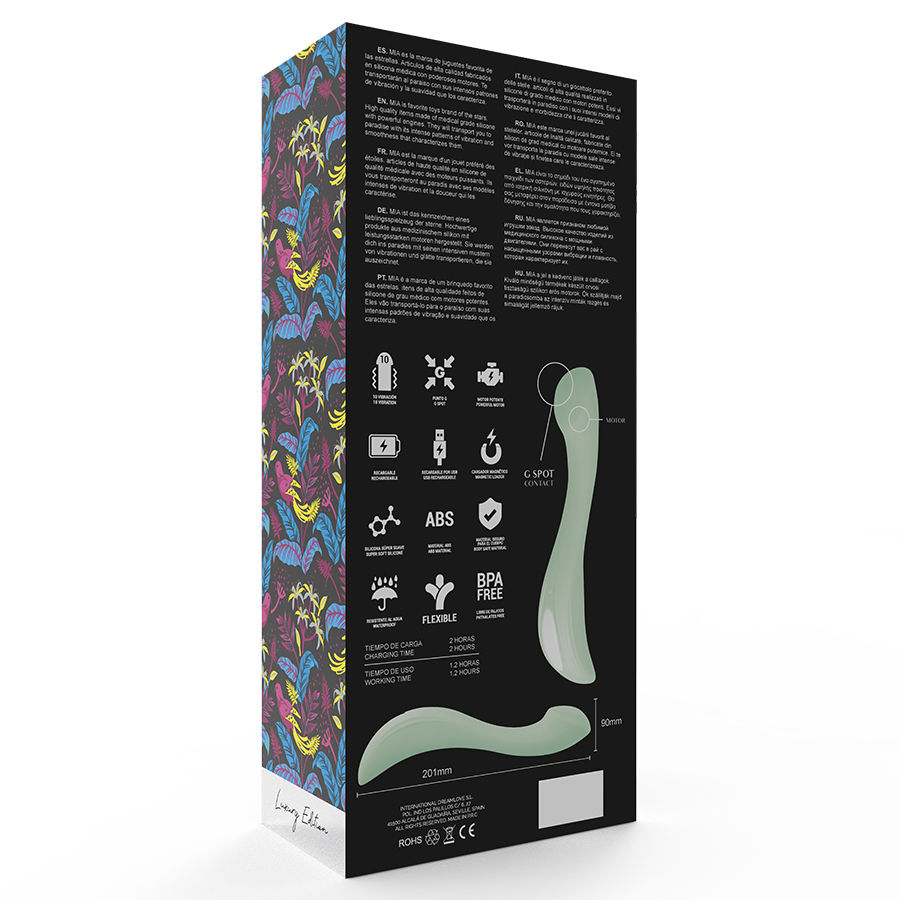 Vibrateur point g intense et flexible — MIA