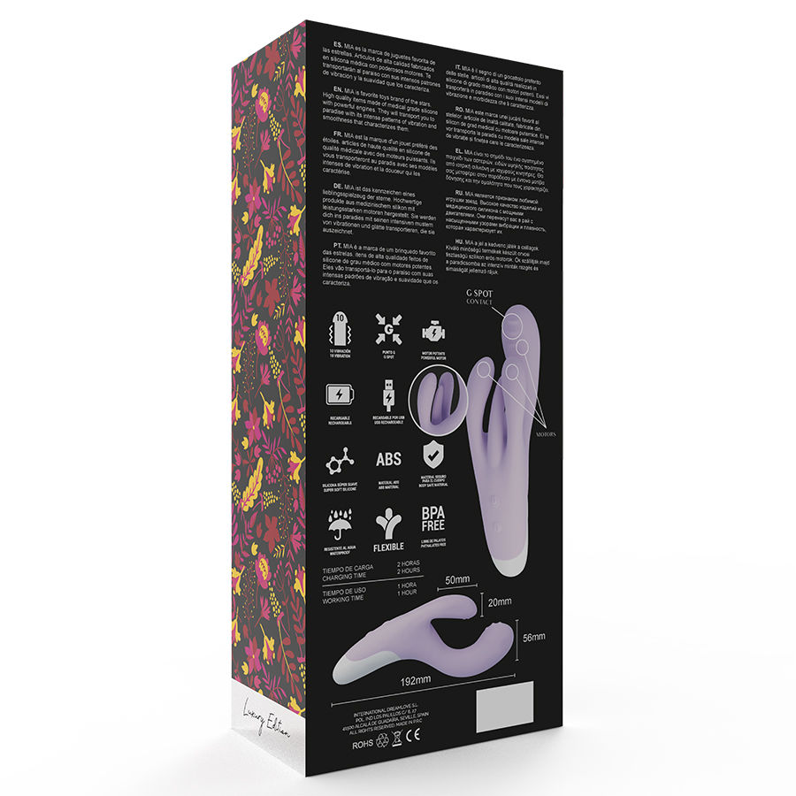 Vibrateur orgasmique triple moteur ergonomique — MIA