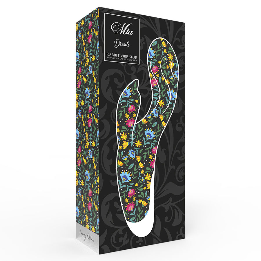 Vibrateur double stimulation Dresde bleu turquoise — MIA