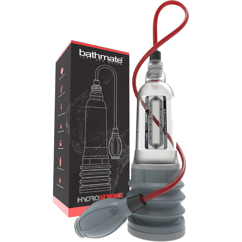 Pompe hydropénienne large transparente — BATHMATE