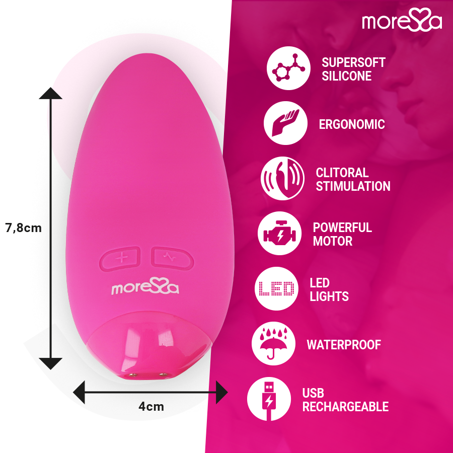 Vibromasseur blossom rechargeable — MORESSA