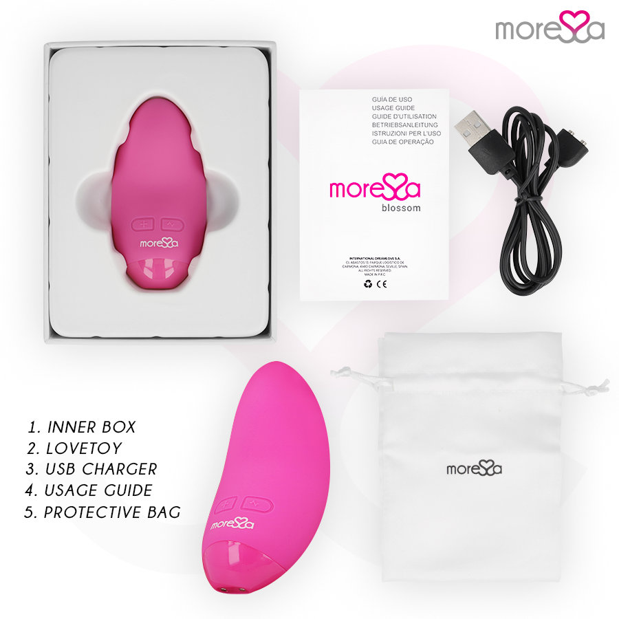 Vibromasseur blossom rechargeable — MORESSA