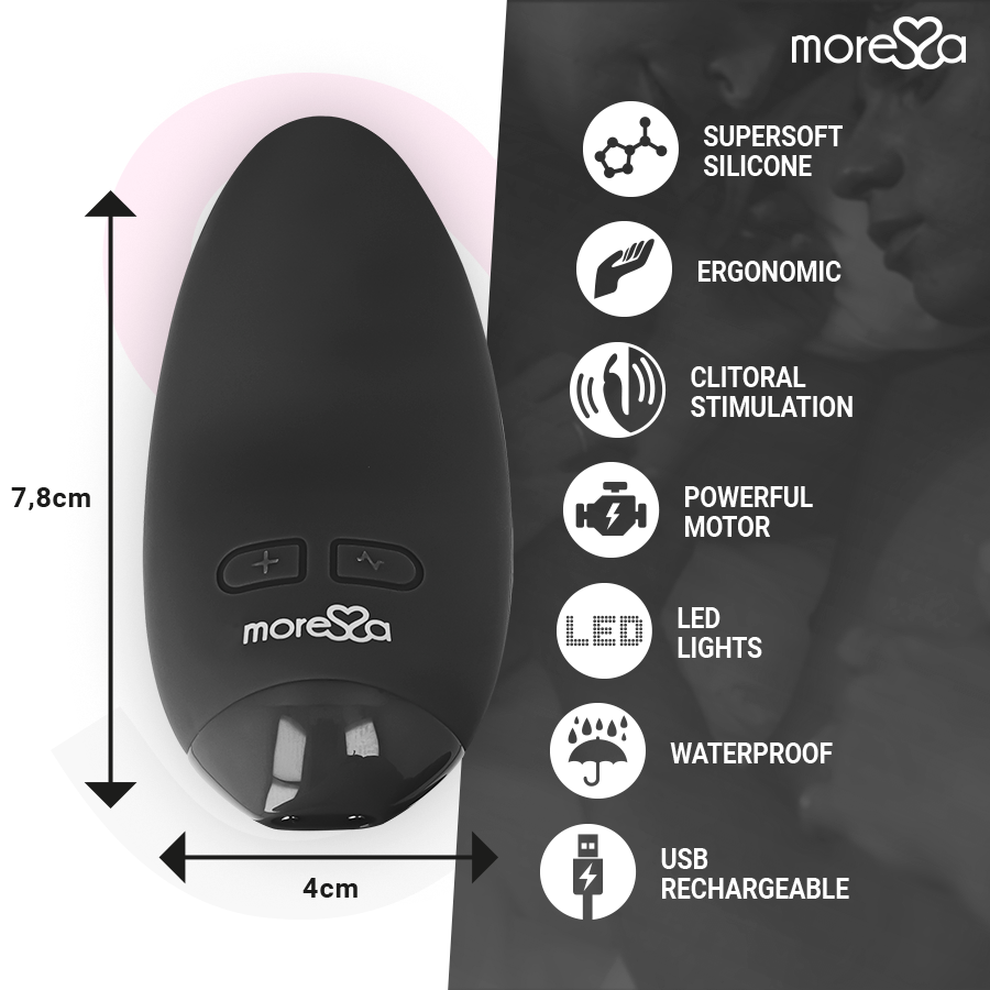 Mini vibromasseur blossom rechargeable — MORESSA