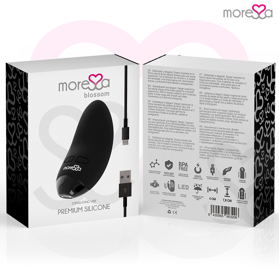 Mini vibromasseur blossom rechargeable — MORESSA