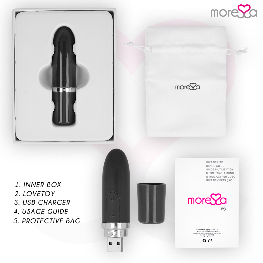 Ivy, vibromasseur discret de voyage — MORESSA