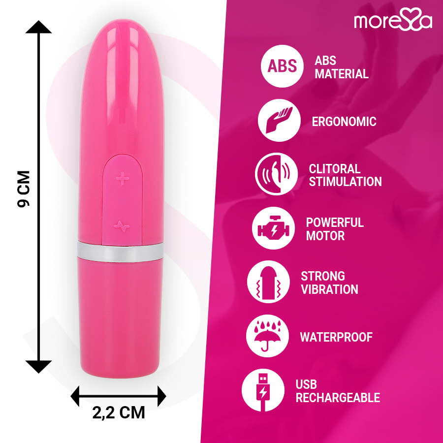 Vibromasseur de voyage discret — MORESSA