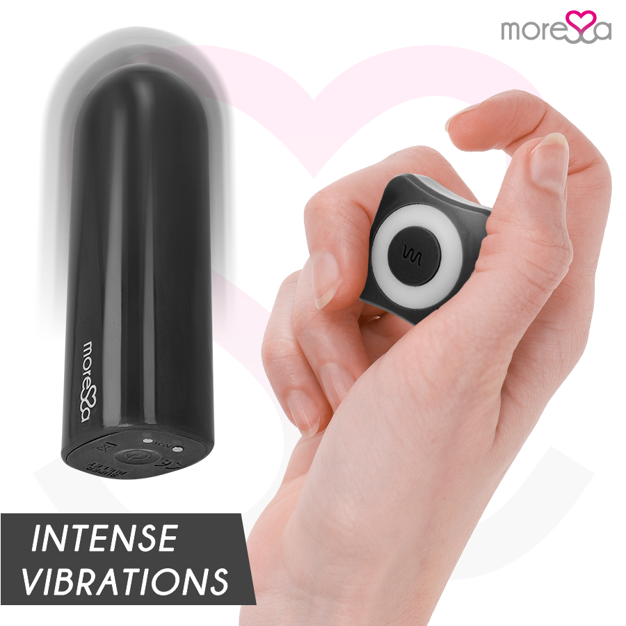 Nix, vibromasseur télécommandé noir — MORESSA