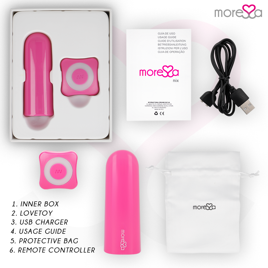 Vibromasseur télécommandé Nix — MORESSA