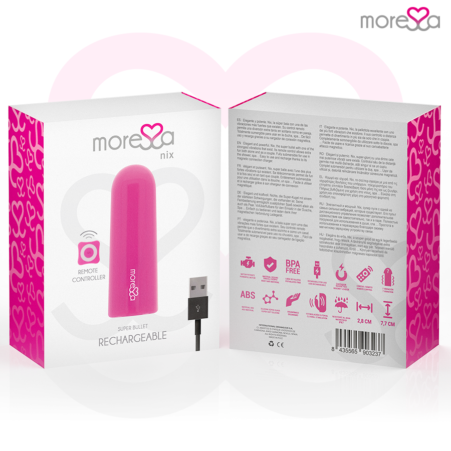 Vibromasseur télécommandé Nix — MORESSA