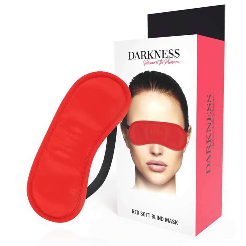 Masque de nuit en satin rouge — DARKNESS BONDAGE