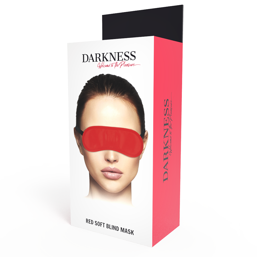 Masque de nuit en satin rouge — DARKNESS BONDAGE