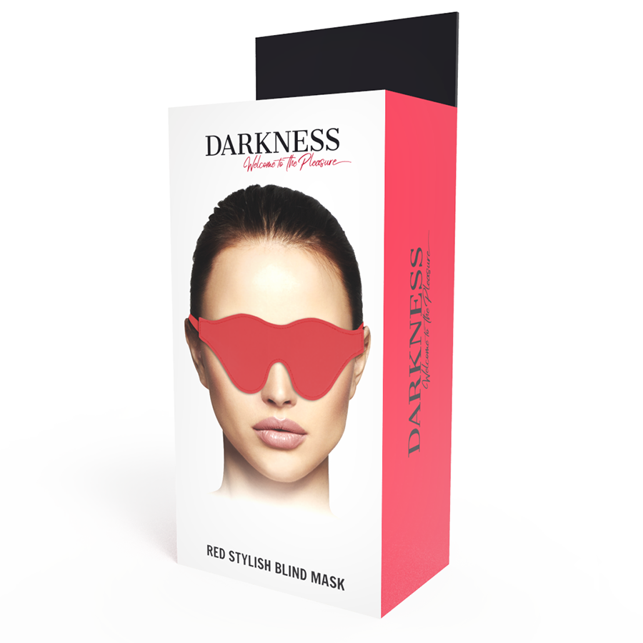 Masque de nuit rouge en PVC — DARKNESS BONDAGE