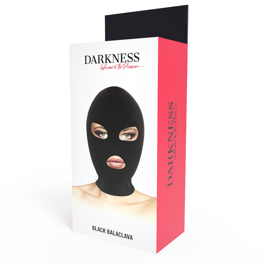 Masque de soumission sensoriel noir — DARKNESS BONDAGE