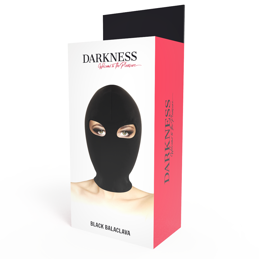 Masque de soumission noir en spandex — DARKNESS BONDAGE
