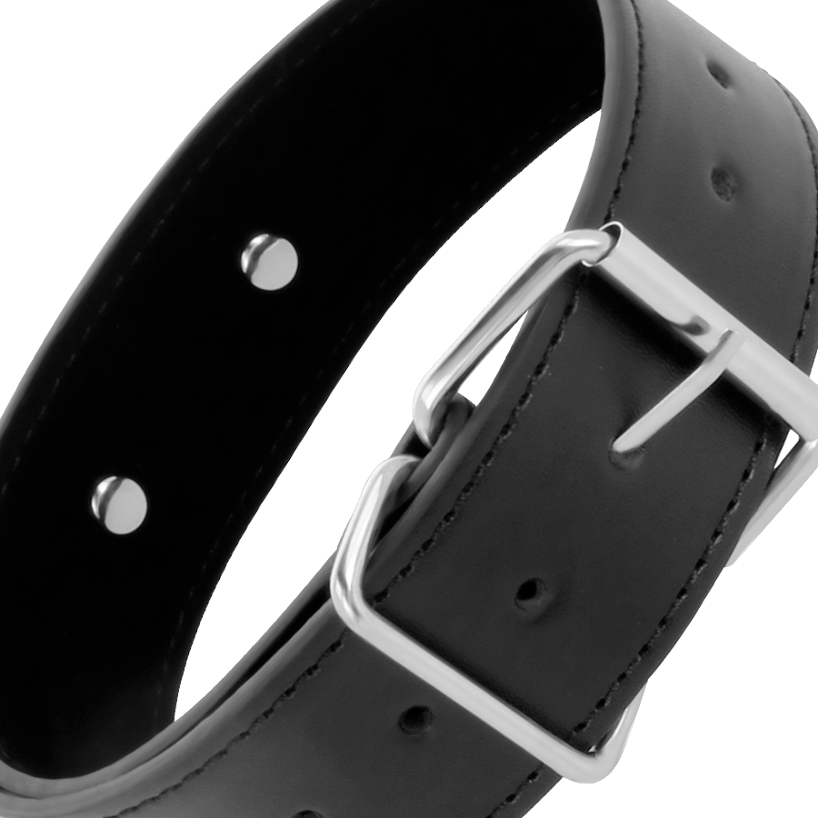 Collier de posture avec laisse en chaîne — DARKNESS BONDAGE