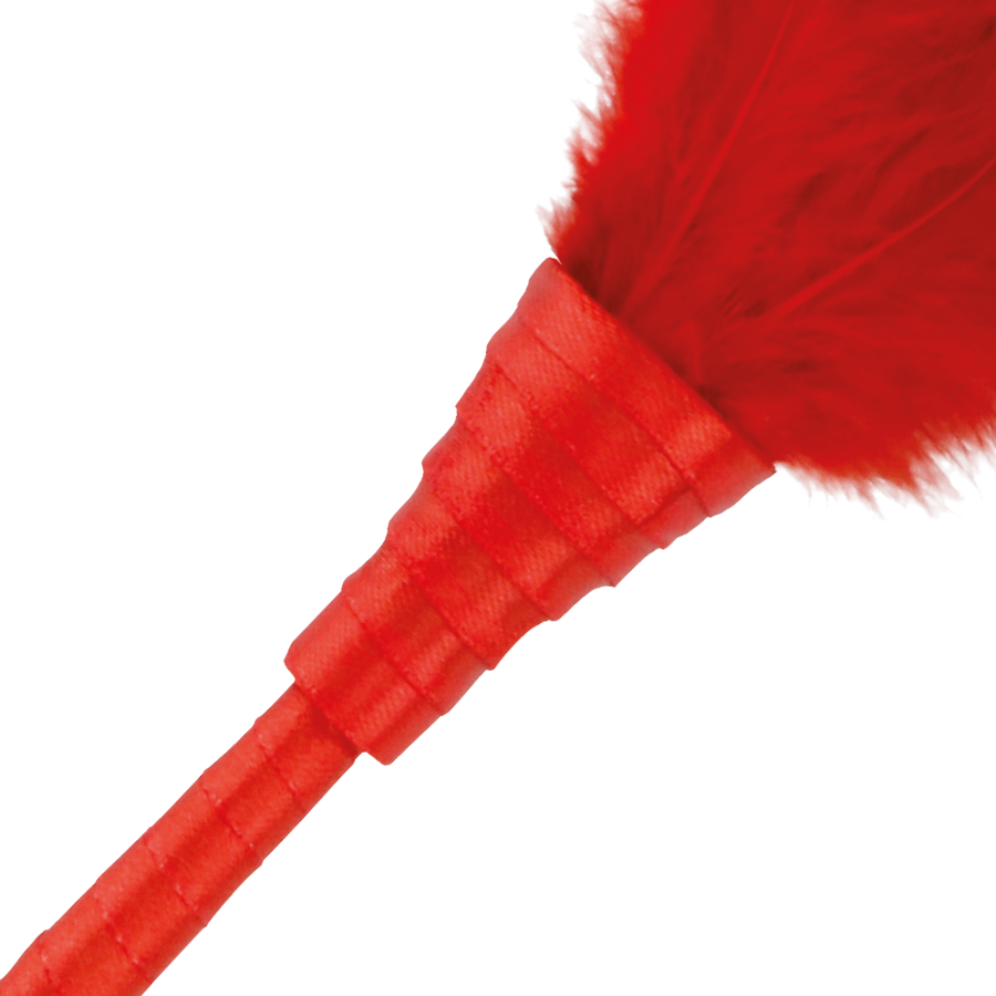 Plume de stimulation rouge 24cm — DARKNESS SENSATIONS