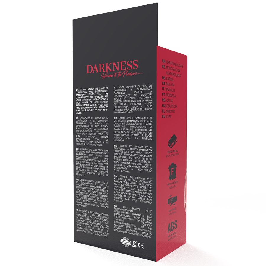 Bâton respirant rouge — DARKNESS BONDAGE