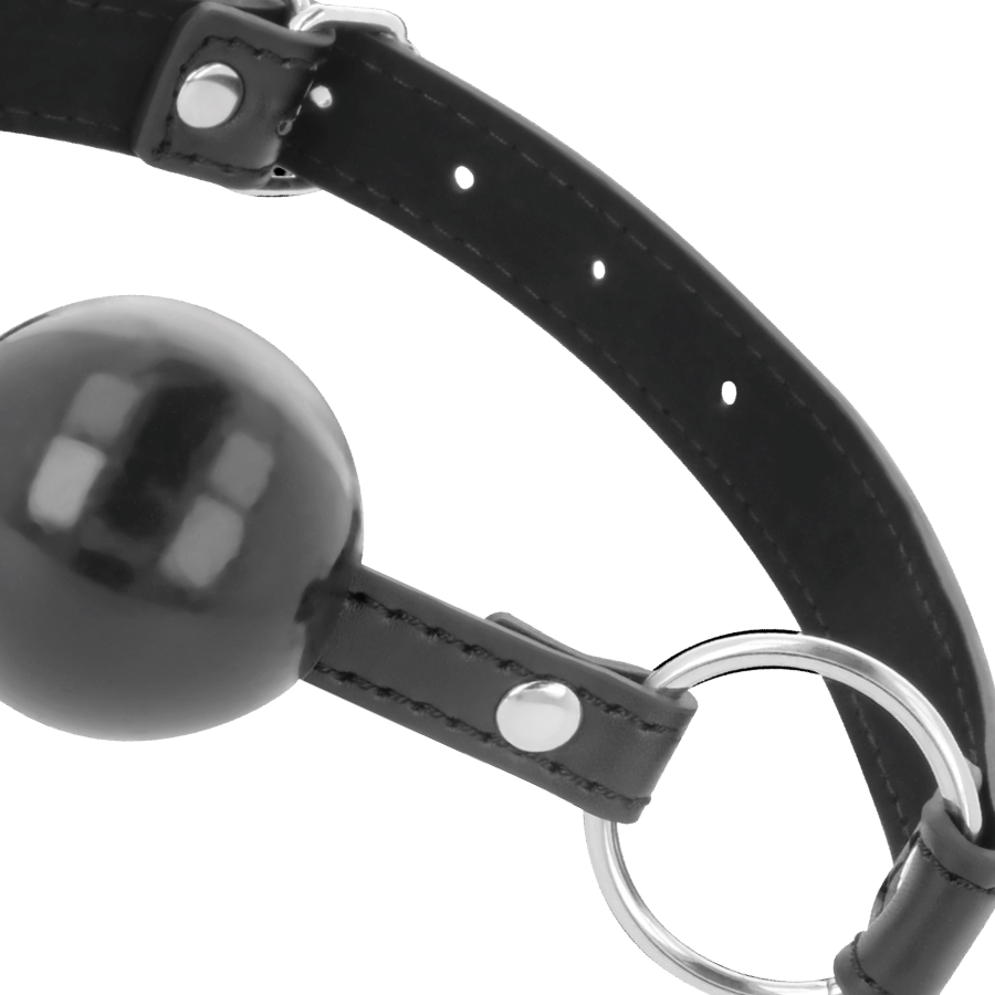 Bâillon boule noire — DARKNESS BONDAGE