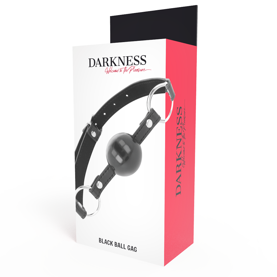 Bâillon boule noire — DARKNESS BONDAGE